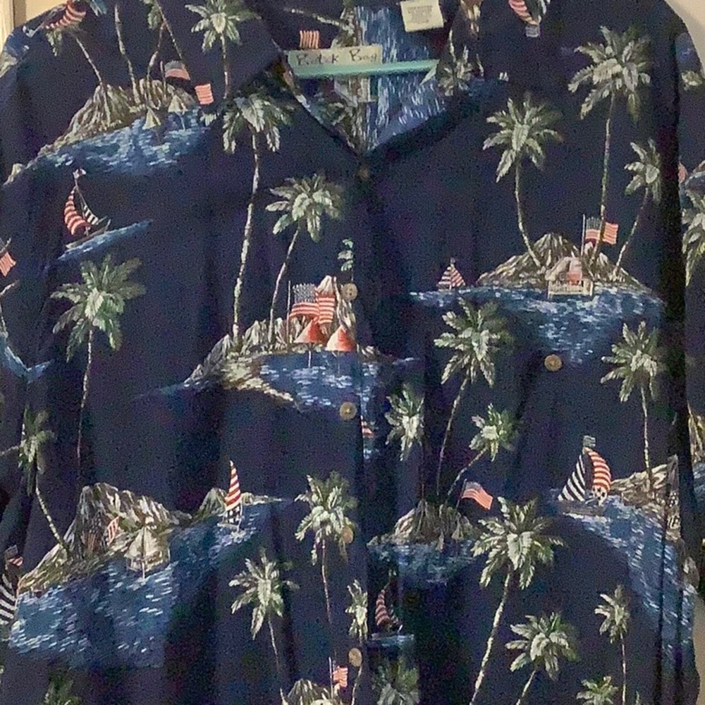 Batck Bay  Hawaiian Shirt flag themed